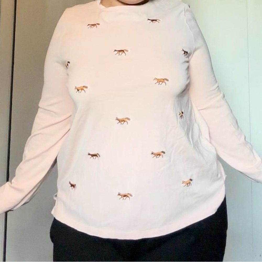 Talbots light pink long sleeve